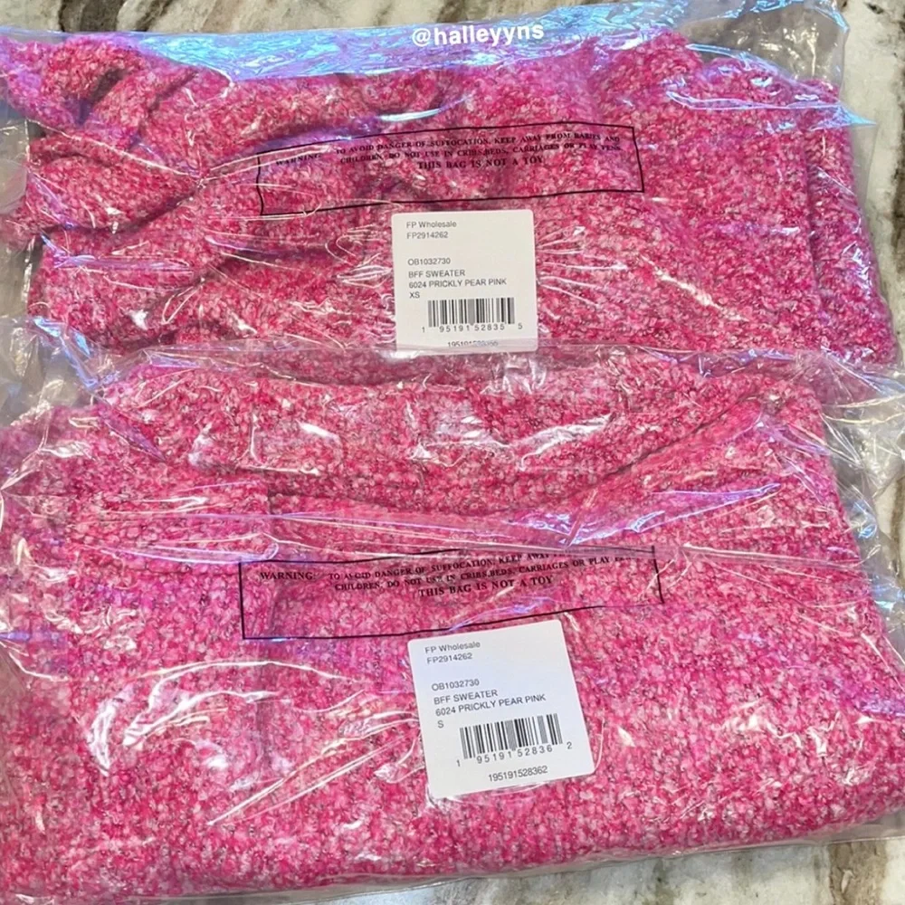 Free People BFF Cowl Neck Sweater in Pink - Picture 6 of 9